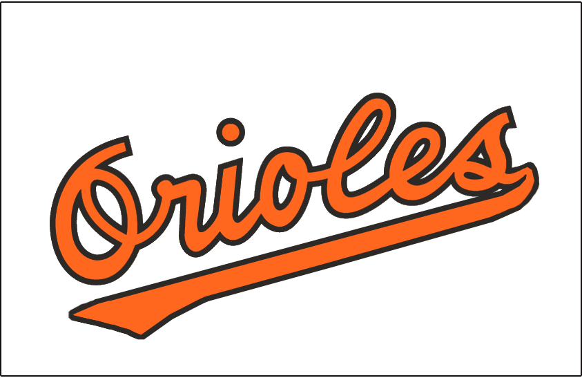 Baltimore Orioles 1955-1962 Jersey Logo fabric transfer